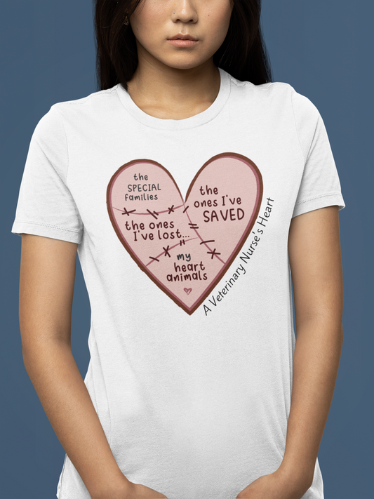 A Veterinary Nurse's Heart Unisex T-Shirt